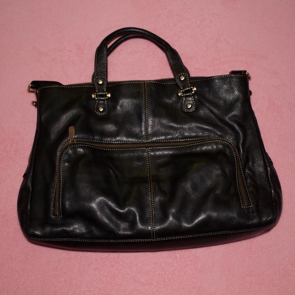 Soft leather laptop case